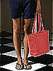 Quilted Fashion Tote Bag: Matte Satin