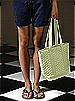 Quilted Fashion Tote Bag: Matte Satin
