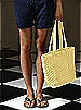 Quilted Fashion Tote Bag: Matte Satin