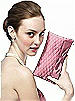 Quilted Clutch in Matte Satin