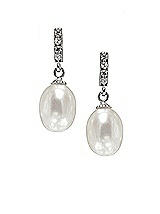 Pearl Deco Drop Earrings