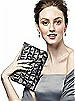 Ruffle Clutch Handbag in Iridescent Taffeta