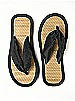 Iridescent Taffeta Flip Flops