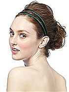 Double Headband in Matte Satin
