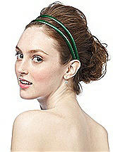 Double Headband in Matte Satin