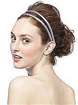 Double Headband in Matte Satin