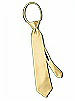 Boy's 14" Duchess Satin Zip Neck Tie