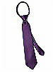 Boy's 14" Duchess Satin Zip Neck Tie