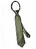 Boy's 14" Duchess Satin Zip Neck Tie