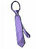 Boy's 14" Duchess Satin Zip Neck Tie