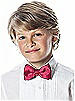 Boy's Clip Bow Tie in Duchess Satin