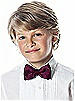 Boy's Clip Bow Tie in Duchess Satin