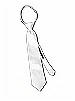 Boy's 14" Iridescent Taffeta Zip Neck Tie