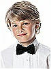 Boy's Clip Bow Tie in Silk Shantung