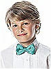 Boy's Clip Bow Tie in Silk Shantung