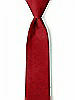 Boy's Zip Neck Tie in Peau de Soie