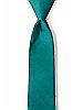 Boy's Zip Neck Tie in Peau de Soie