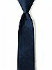 Boy's Zip Neck Tie in Peau de Soie