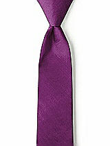 Boy's Zip Neck Tie in Peau de Soie