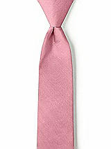 Boy's Zip Neck Tie in Peau de Soie