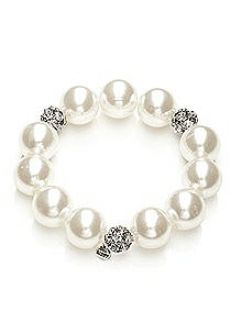 Pearl and Rhinestone Bracelet