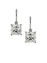 Princess Cut CZ Earrings