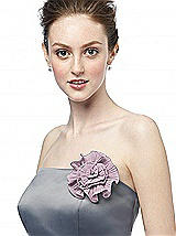 Fortuny Pleated Nu-Georgette Flower