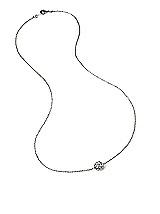 Floating Swarovski Crystal Ball Necklace
