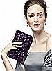 Peau De Soie Ruffle Clutch