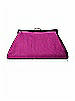 Dupioni Trapezoid Clutch with Jeweled Clasp