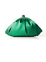 Gathered Matte Satin Clutch