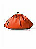 Gathered Matte Satin Clutch