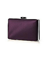 Matte Satin Pill Box Clutch