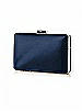Matte Satin Pill Box Clutch