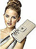 Dupioni Tear Drop Rectangle Clutch