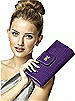 Dupioni Tear Drop Rectangle Clutch