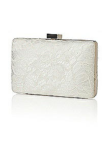 Crocheted Lace Bridal Clutch