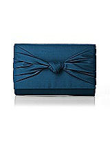 Silk Faille Knot Clutch