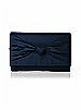 Silk Faille Knot Clutch