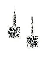 Drop Solitaire Earrings