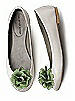 Crinkle Chiffon Flower Shoe Clip