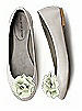 Crinkle Chiffon Flower Shoe Clip