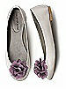 Crinkle Chiffon Flower Shoe Clip