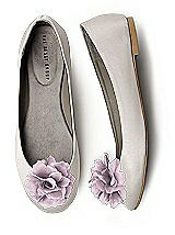 Crinkle Chiffon Flower Shoe Clip