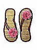 Flower Trimmed Bridesmaid and Bridal Flip Flop