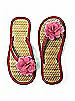 Flower Trimmed Bridesmaid and Bridal Flip Flop