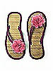 Flower Trimmed Bridesmaid and Bridal Flip Flop