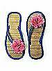 Flower Trimmed Bridesmaid and Bridal Flip Flop
