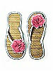 Flower Trimmed Bridesmaid and Bridal Flip Flop