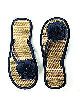 Flower Trimmed Bridesmaid and Bridal Flip Flop